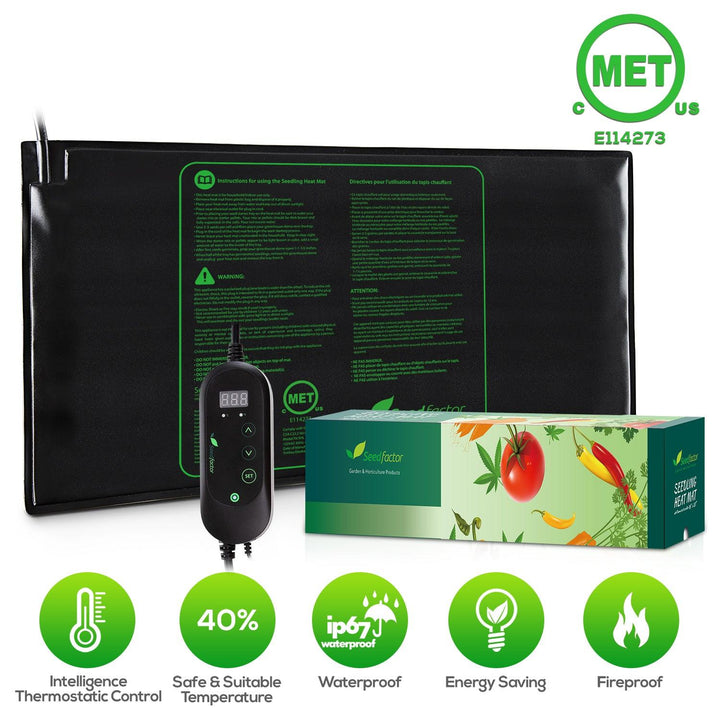 Seedfactor Seedling Heat Mat with Temperature Controller - SeedFactor
