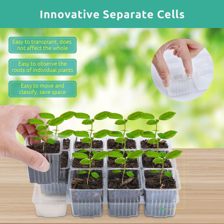 Seedfactor 7-Pack 84 Separate Cells Seed Starter Tray - SeedFactor