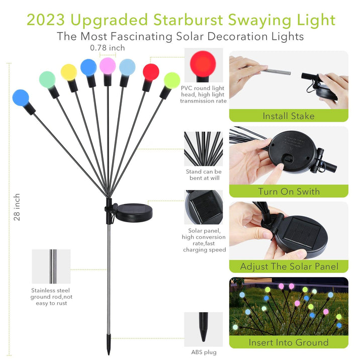 Seedfactor 6 Packs Solar Garden Lights - SeedFactor