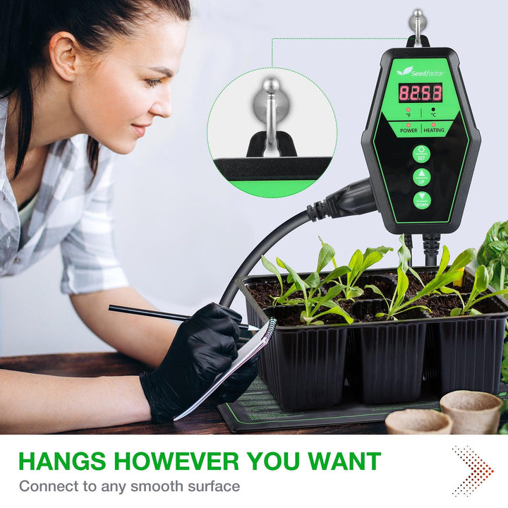 Seedfactor Digital Heat Mat Thermostat Controller - SeedFactor