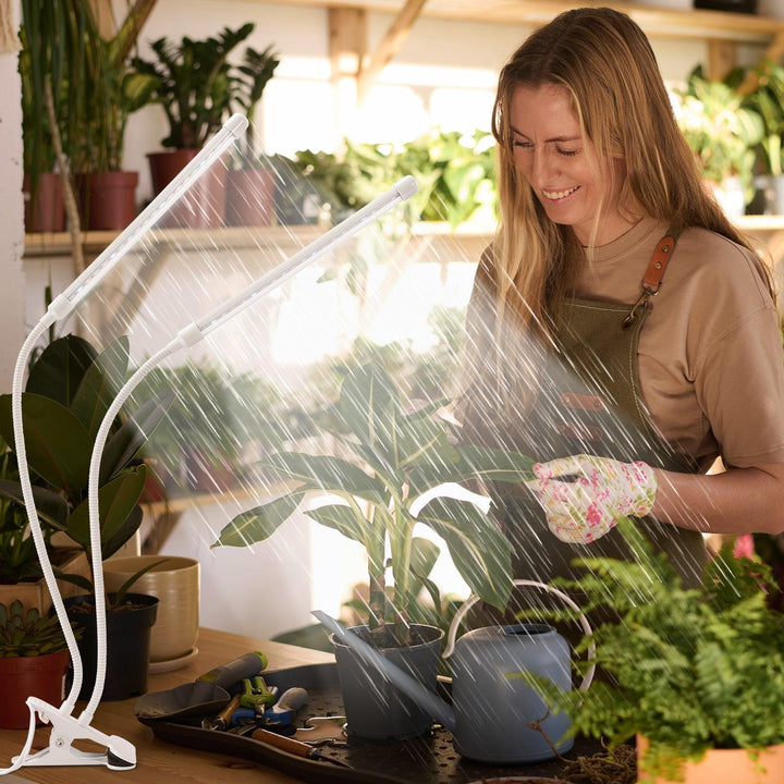 Seedfactor Grow Lights with Flexible Gooseneck for Indoor Plants - SeedFactor