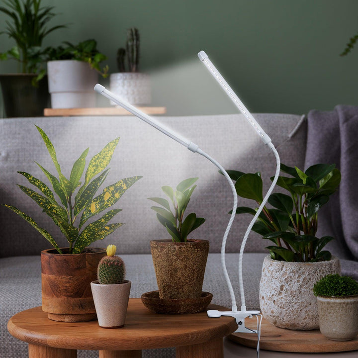 Seedfactor Grow Lights with Flexible Gooseneck for Indoor Plants - SeedFactor
