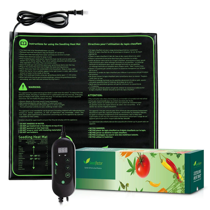 Seedfactor Seedling Heat Mat with Temperature Controller - SeedFactor