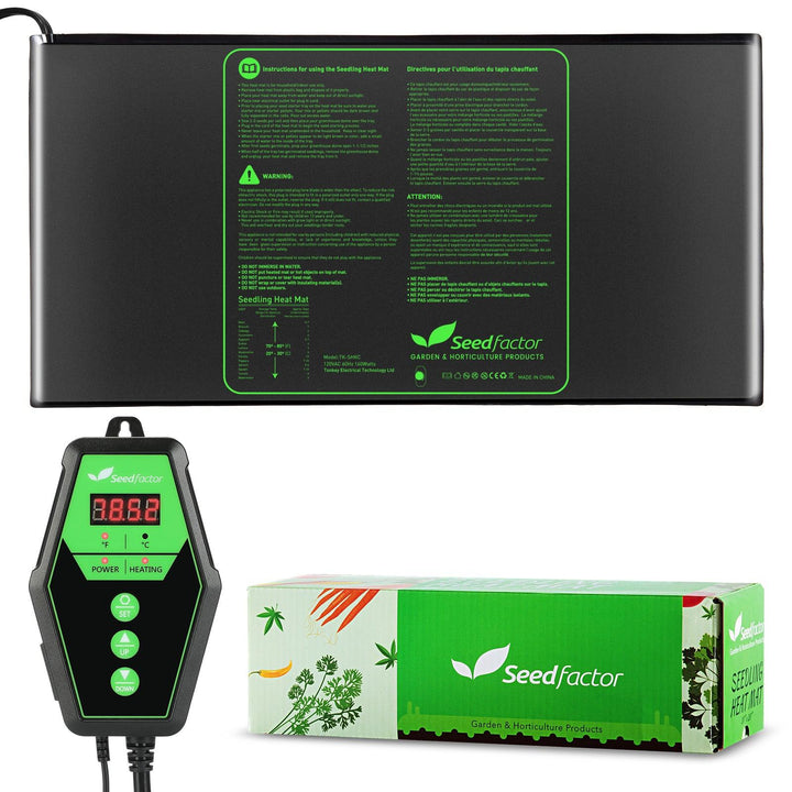 Seedfactor Seedling Heat Mat with Digital Thermostat - SeedFactor