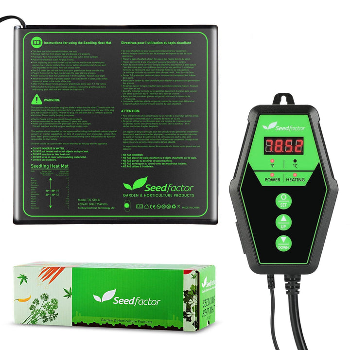 Seedfactor Seedling Heat Mat with Digital Thermostat - SeedFactor
